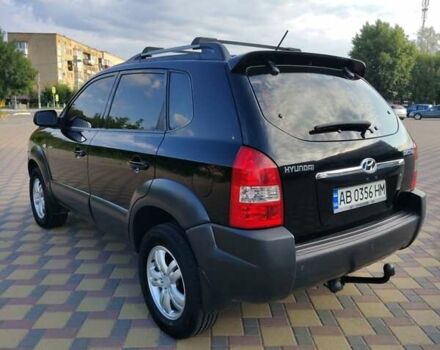 Черный Хендай Туксон, объемом двигателя 2 л и пробегом 240 тыс. км за 7900 $, фото 1 на Automoto.ua