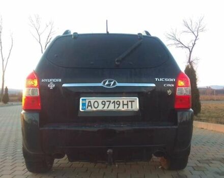 Черный Хендай Туксон, объемом двигателя 2 л и пробегом 277 тыс. км за 7900 $, фото 3 на Automoto.ua