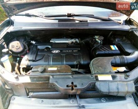 Черный Хендай Туксон, объемом двигателя 2 л и пробегом 218 тыс. км за 7700 $, фото 8 на Automoto.ua