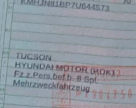 Чорний Хендай Туксон, об'ємом двигуна 2 л та пробігом 141 тис. км за 8200 $, фото 1 на Automoto.ua