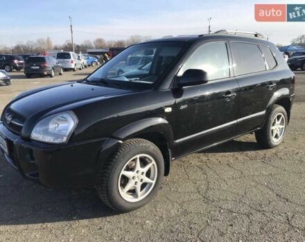 Черный Хендай Туксон, объемом двигателя 2 л и пробегом 180 тыс. км за 9200 $, фото 2 на Automoto.ua
