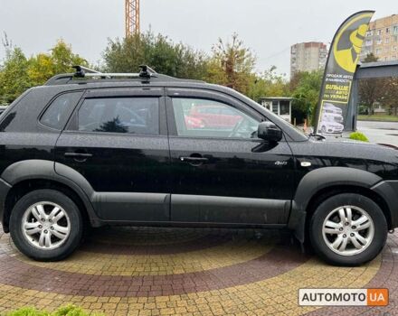 Черный Хендай Туксон, объемом двигателя 2 л и пробегом 201 тыс. км за 8600 $, фото 7 на Automoto.ua