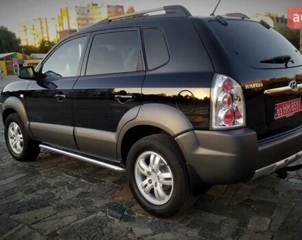Черный Хендай Туксон, объемом двигателя 2 л и пробегом 230 тыс. км за 8600 $, фото 13 на Automoto.ua