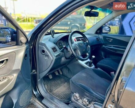 Черный Хендай Туксон, объемом двигателя 2 л и пробегом 227 тыс. км за 8200 $, фото 14 на Automoto.ua