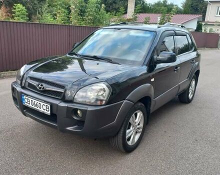 Черный Хендай Туксон, объемом двигателя 2 л и пробегом 168 тыс. км за 9000 $, фото 1 на Automoto.ua