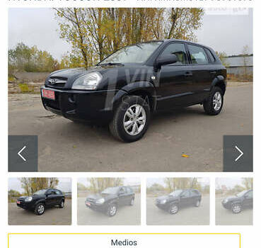 Черный Хендай Туксон, объемом двигателя 1.98 л и пробегом 196 тыс. км за 7999 $, фото 25 на Automoto.ua