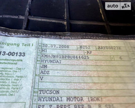 Чорний Хендай Туксон, об'ємом двигуна 2 л та пробігом 189 тис. км за 8750 $, фото 108 на Automoto.ua