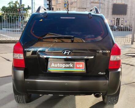 Черный Хендай Туксон, объемом двигателя 2 л и пробегом 82 тыс. км за 7490 $, фото 4 на Automoto.ua