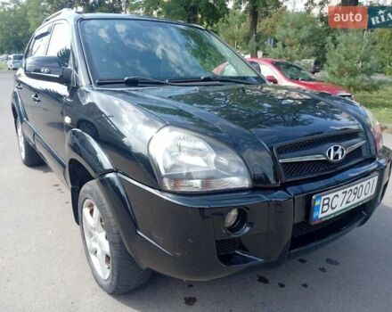 Черный Хендай Туксон, объемом двигателя 1.98 л и пробегом 195 тыс. км за 6981 $, фото 5 на Automoto.ua