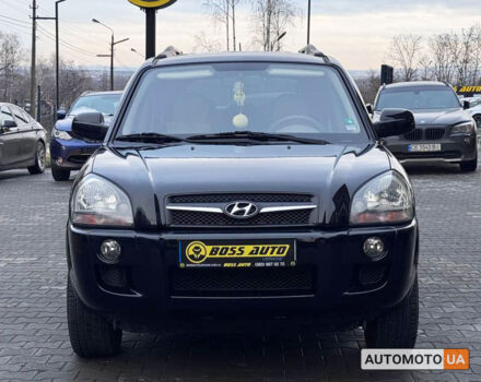 Черный Хендай Туксон, объемом двигателя 2 л и пробегом 170 тыс. км за 9200 $, фото 1 на Automoto.ua