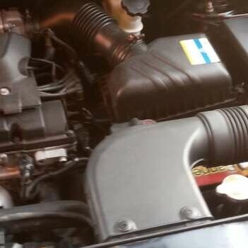 Черный Хендай Туксон, объемом двигателя 2 л и пробегом 187 тыс. км за 8800 $, фото 14 на Automoto.ua