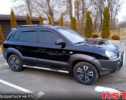 Черный Хендай Туксон, объемом двигателя 2 л и пробегом 140 тыс. км за 8200 $, фото 8 на Automoto.ua
