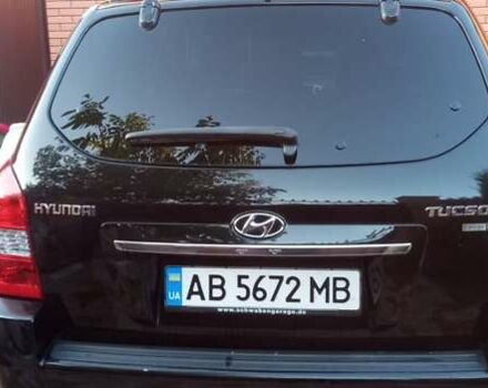 Черный Хендай Туксон, объемом двигателя 2 л и пробегом 187 тыс. км за 8800 $, фото 1 на Automoto.ua