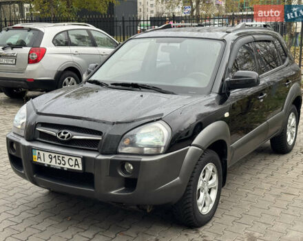 Черный Хендай Туксон, объемом двигателя 2 л и пробегом 157 тыс. км за 8900 $, фото 22 на Automoto.ua