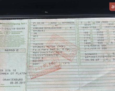 Чорний Хендай Туксон, об'ємом двигуна 2 л та пробігом 182 тис. км за 8299 $, фото 92 на Automoto.ua