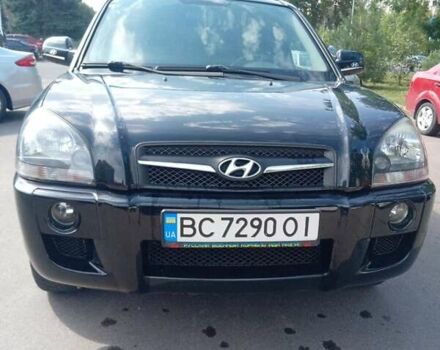 Черный Хендай Туксон, объемом двигателя 1.98 л и пробегом 195 тыс. км за 6981 $, фото 1 на Automoto.ua