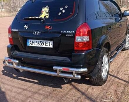 Черный Хендай Туксон, объемом двигателя 2 л и пробегом 226 тыс. км за 8700 $, фото 25 на Automoto.ua