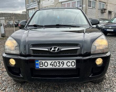 Черный Хендай Туксон, объемом двигателя 2 л и пробегом 166 тыс. км за 7500 $, фото 4 на Automoto.ua