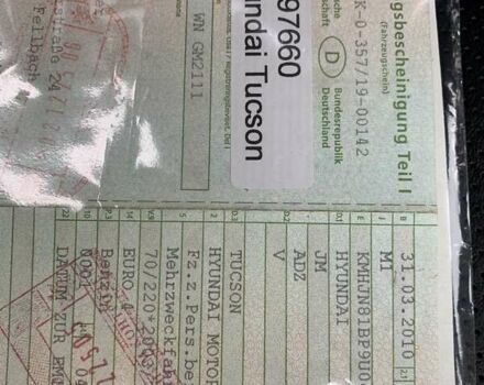 Черный Хендай Туксон, объемом двигателя 2 л и пробегом 114 тыс. км за 8850 $, фото 74 на Automoto.ua