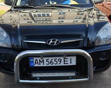 Черный Хендай Туксон, объемом двигателя 2 л и пробегом 226 тыс. км за 8700 $, фото 15 на Automoto.ua