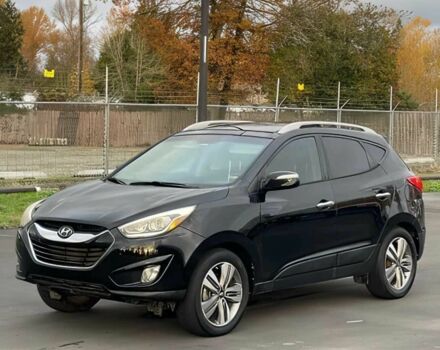 Черный Хендай Туксон, объемом двигателя 2.4 л и пробегом 80 тыс. км за 13000 $, фото 2 на Automoto.ua