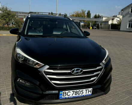 Черный Хендай Туксон, объемом двигателя 2 л и пробегом 110 тыс. км за 18000 $, фото 1 на Automoto.ua