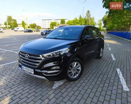 Черный Хендай Туксон, объемом двигателя 2 л и пробегом 215 тыс. км за 18900 $, фото 14 на Automoto.ua