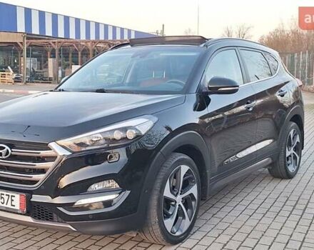 Черный Хендай Туксон, объемом двигателя 2 л и пробегом 192 тыс. км за 19999 $, фото 3 на Automoto.ua