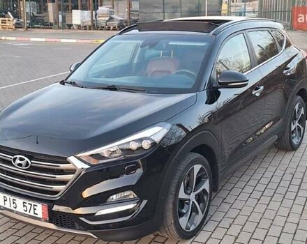 Черный Хендай Туксон, объемом двигателя 2 л и пробегом 192 тыс. км за 19999 $, фото 2 на Automoto.ua