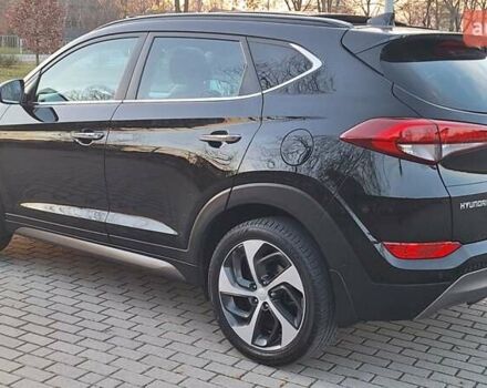 Черный Хендай Туксон, объемом двигателя 2 л и пробегом 192 тыс. км за 19999 $, фото 14 на Automoto.ua