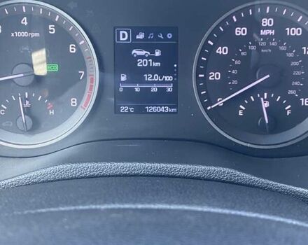 Черный Хендай Туксон, объемом двигателя 2 л и пробегом 126 тыс. км за 14500 $, фото 18 на Automoto.ua