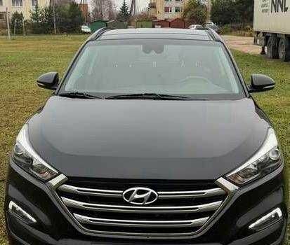 Черный Хендай Туксон, объемом двигателя 1.6 л и пробегом 65 тыс. км за 12600 $, фото 2 на Automoto.ua