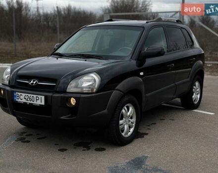 Черный Хендай Туксон, объемом двигателя 1.98 л и пробегом 227 тыс. км за 7000 $, фото 1 на Automoto.ua