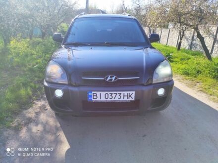 Хендай Туксон 2007 в Кобеляках на Automoto.ua Черный Хендай Туксон, объемом двигателя 2 л и пробегом 262 тыс. км за 7800 $, фото 1 на Automoto.ua
