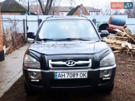 Хендай Туксон 2007 в Полтаве на Automoto.ua Черный Хендай Туксон, объемом двигателя 1.98 л и пробегом 193 тыс. км за 8000 $, фото 1 на Automoto.ua