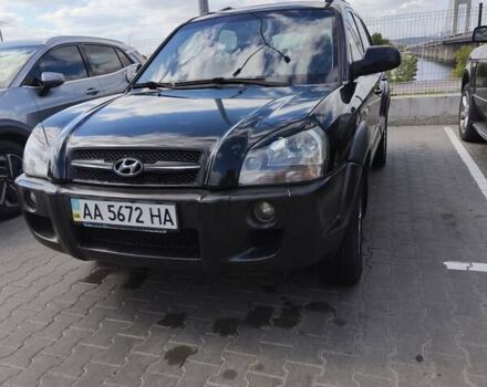 Черный Хендай Туксон, объемом двигателя 2 л и пробегом 158 тыс. км за 7500 $, фото 1 на Automoto.ua