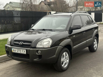 Черный Хендай Туксон, объемом двигателя 2 л и пробегом 107 тыс. км за 8500 $, фото 1 на Automoto.ua