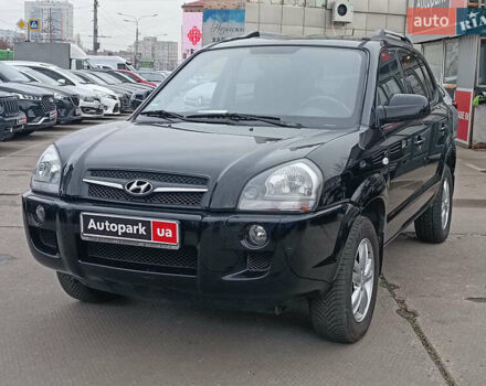 Черный Хендай Туксон, объемом двигателя 2 л и пробегом 192 тыс. км за 7990 $, фото 1 на Automoto.ua