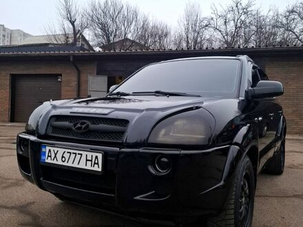 Хендай Туксон 2008 в Харькове на Automoto.ua Черный Хендай Туксон, объемом двигателя 2 л и пробегом 222 тыс. км за 7600 $, фото 1 на Automoto.ua