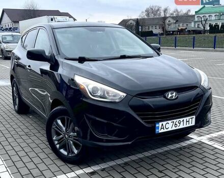 Черный Хендай Туксон, объемом двигателя 2 л и пробегом 164 тыс. км за 11200 $, фото 1 на Automoto.ua