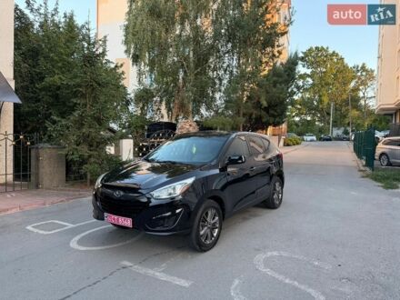 Черный Хендай Туксон, объемом двигателя 2.4 л и пробегом 290 тыс. км за 8700 $, фото 1 на Automoto.ua