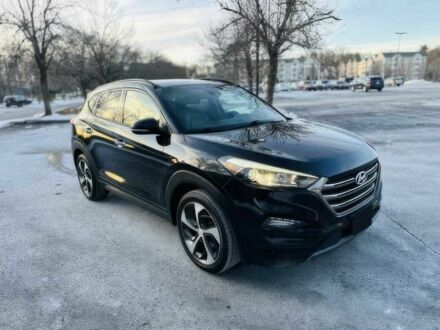 Черный Хендай Туксон, объемом двигателя 1.6 л и пробегом 74 тыс. км за 5000 $, фото 1 на Automoto.ua