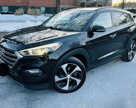 Черный Хендай Туксон, объемом двигателя 1.6 л и пробегом 71 тыс. км за 9000 $, фото 1 на Automoto.ua