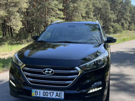 Хендай Туксон 2017 в Кременчуге на Automoto.ua Черный Хендай Туксон, объемом двигателя 2 л и пробегом 26 тыс. км за 18400 $, фото 1 на Automoto.ua