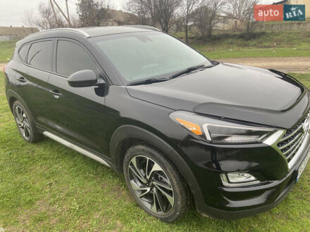 Черный Хендай Туксон, объемом двигателя 2.36 л и пробегом 68 тыс. км за 19000 $, фото 1 на Automoto.ua