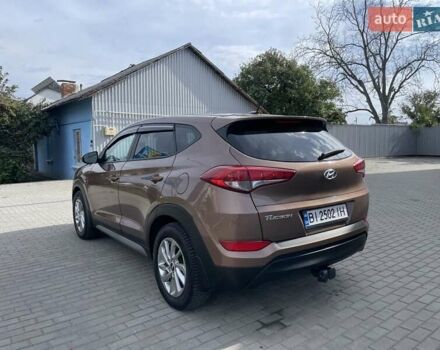 Коричневый Хендай Туксон, объемом двигателя 2 л и пробегом 115 тыс. км за 14200 $, фото 9 на Automoto.ua