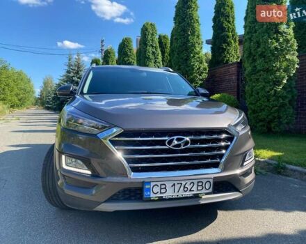 Коричневый Хендай Туксон, объемом двигателя 2 л и пробегом 93 тыс. км за 27750 $, фото 1 на Automoto.ua