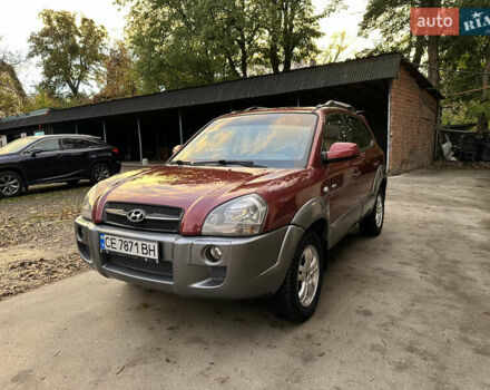 Красный Хендай Туксон, объемом двигателя 1.99 л и пробегом 145 тыс. км за 7999 $, фото 1 на Automoto.ua