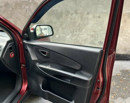 Красный Хендай Туксон, объемом двигателя 1.98 л и пробегом 160 тыс. км за 7900 $, фото 4 на Automoto.ua