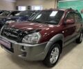 Красный Хендай Туксон, объемом двигателя 2 л и пробегом 184 тыс. км за 8000 $, фото 1 на Automoto.ua